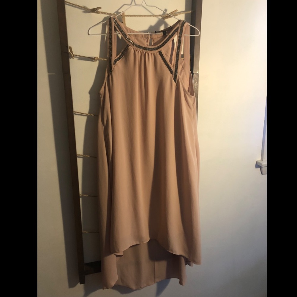 BCBG Max Azria Blush Formal High Low Dress